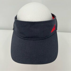 EUC ADIDAS Climalite Women Sun Visor Hat Gray With Pink 🎾 Golf Running